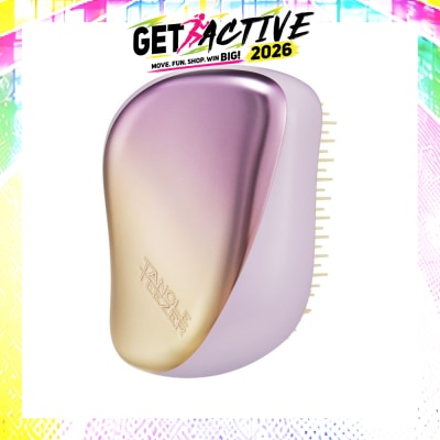 TANGLE TEEZER - Compact Styler Yellow Chrome 1s image