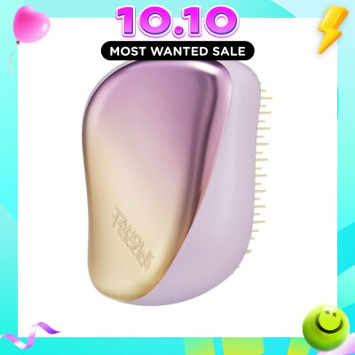 TANGLE TEEZER Compact Styler Yellow Chrome 1s image