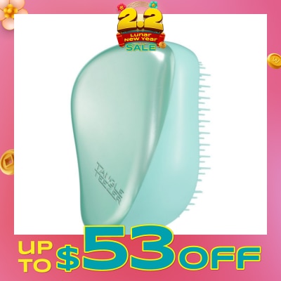 TANGLE TEEZER Compact Styler Teal Matte Chrome 1s