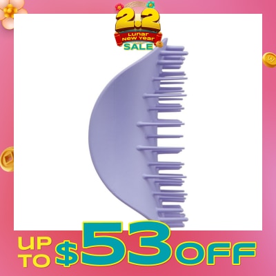 TANGLE TEEZER Detangler Scalp Exfoliator & Massager Digital Lavender (To Cleanse & Detox The Scalp) 1s