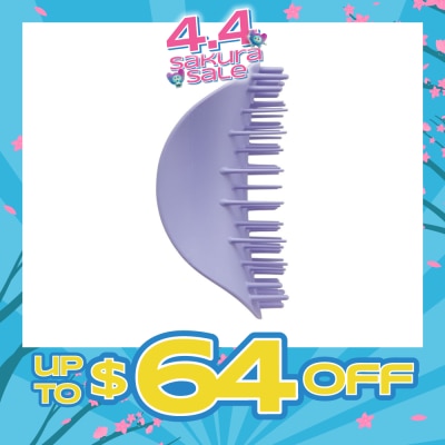 TANGLE TEEZER - Detangler Scalp Exfoliator & Massager Digital Lavender (To Cleanse & Detox The Scalp) 1s