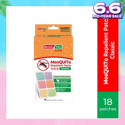 BORSCH MED MosQUITo Repellent Patch Classic 18s
