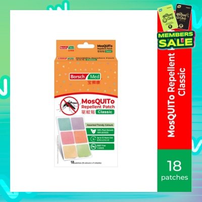 BORSCH MED MosQUITo Repellent Patch Classic 18s
