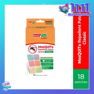 BORSCH MED MosQUITo Repellent Patch Classic 18s