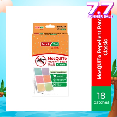 BORSCH MED MosQUITo Repellent Patch Classic 18s