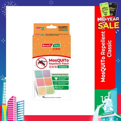 BORSCH MED MosQUITo Repellent Patch Classic 18s