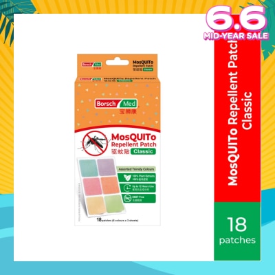 BORSCH MED MosQUITo Repellent Patch Classic 18s