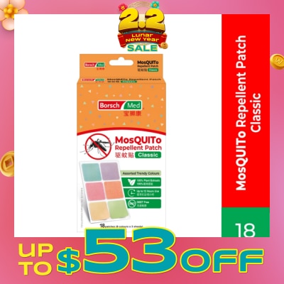 BORSCH MED MosQUITo Repellent Patch Classic 18s