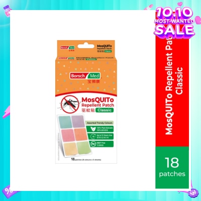 BORSCH MED MosQUITo Repellent Patch Classic 18s