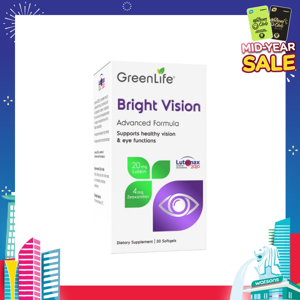 Bright Vision Dietary Supplement Capsule (For Healthy Eyes & Vision) 30s