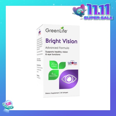 GREENLIFE Bright Vision Dietary Supplement Capsule (For Healthy Eyes & Vision) 30s