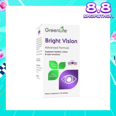 GREENLIFE Bright Vision Dietary Supplement Capsule (For Healthy Eyes & Vision) 30s