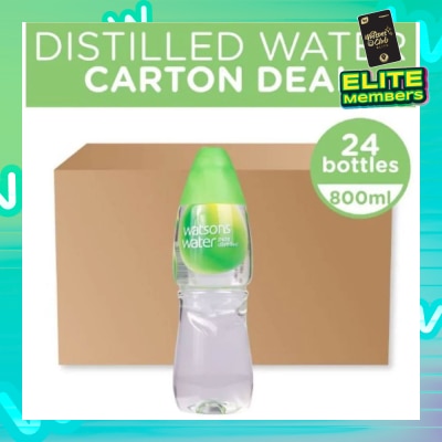 WATSONS Distilled Water 800ml - 24s / Carton