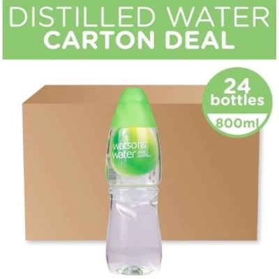 WATSONS Distilled Water 800ml - 24s / Carton