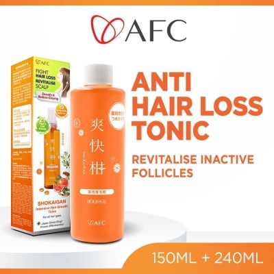 AFC Anti Hair Loss Tonic Revitalise Inactive Follicles + Refill 1s