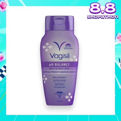 VAGISIL® Daily Intimate Wash with LactoPrebiotic (For Sensitive Skin) 240ml
