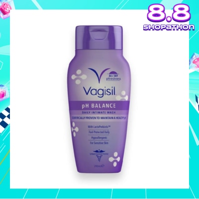 VAGISIL® Daily Intimate Wash with LactoPrebiotic (For Sensitive Skin) 240ml