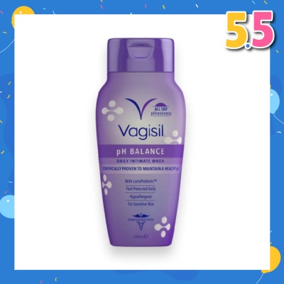 VAGISIL® Daily Intimate Wash with LactoPrebiotic (For Sensitive Skin) 240ml