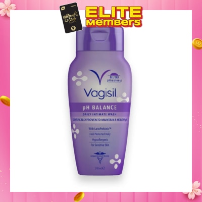 VAGISIL® Daily Intimate Wash with LactoPrebiotic (For Sensitive Skin) 240ml