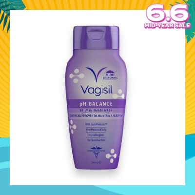 VAGISIL® Daily Intimate Wash with LactoPrebiotic (For Sensitive Skin) 240ml