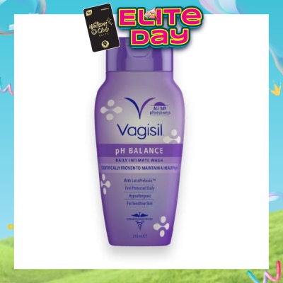 VAGISIL® - Daily Intimate Wash with LactoPrebiotic (For Sensitive Skin) 240ml