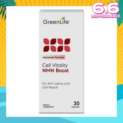 GREENLIFE NMN Boost Cell Vitality Capsule (For Anti-Aging & Cell Repair) 30s
