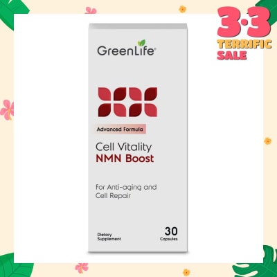 GREENLIFE NMN Boost Cell Vitality Capsule (For Anti-Aging & Cell Repair) 30s