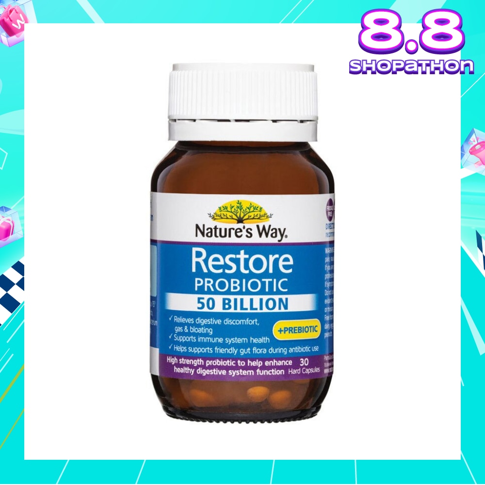 Restore Probiotic 50 Billion Hard Capsule (Help Enhance Healthy Digestive System Function) 30s