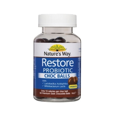 NATURES WAY Restore Probiotic Choc Ball 60s