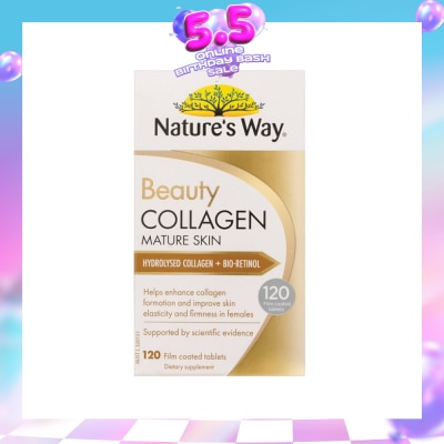 NATURES WAY - Beauty Collagen Mature Skin Coated Tablet 120s
