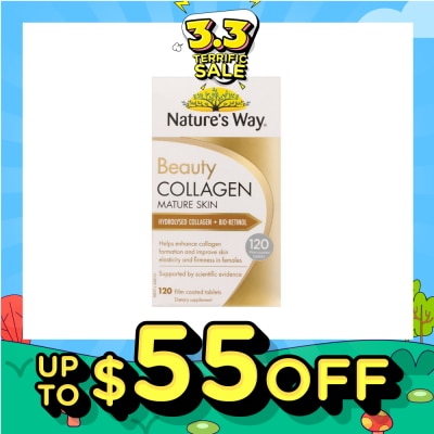NATURES WAY Beauty Collagen Mature Skin Coated Tablet 120s