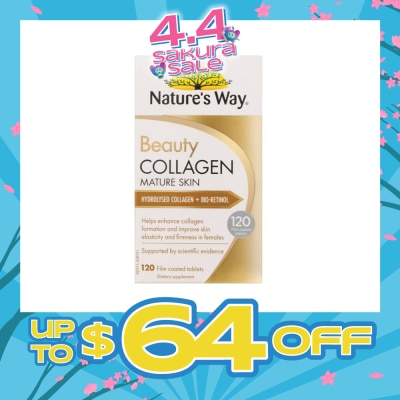 NATURES WAY - Beauty Collagen Mature Skin Coated Tablet 120s