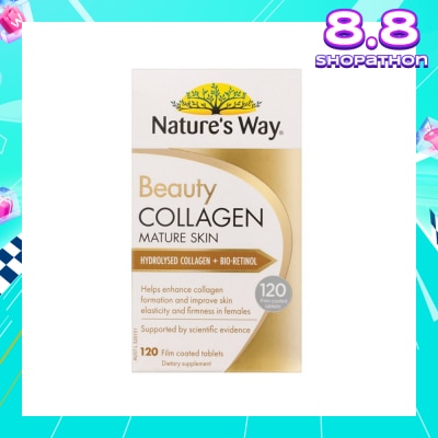 NATURES WAY Beauty Collagen Mature Skin Coated Tablet 120s (Expiry: Feb`2026)
