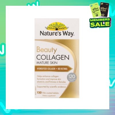 NATURES WAY Beauty Collagen Mature Skin Coated Tablet 120s (Expiry: Feb`2026)