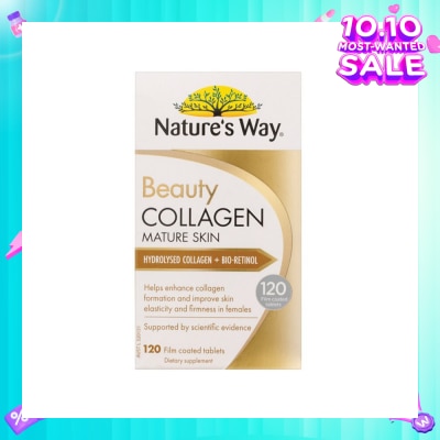 NATURES WAY Beauty Collagen Mature Skin Coated Tablet 120s (Expiry: Feb`2026)