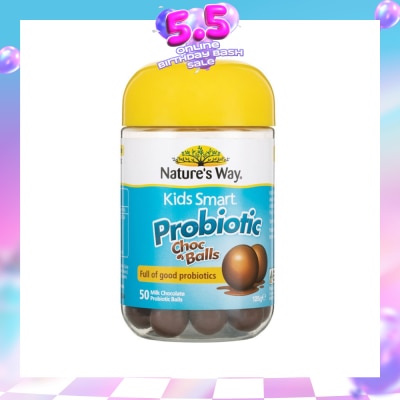 NATURES WAY - Kids Smart Probiotic Milk Chocolate Ball 50s
