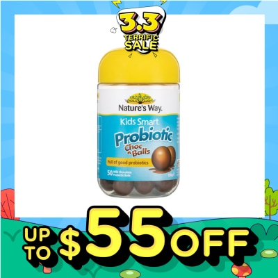 NATURES WAY Kids Smart Probiotic Milk Chocolate Ball 50s