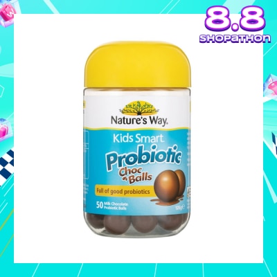 NATURES WAY Kids Smart Probiotic Milk Chocolate Ball 50s