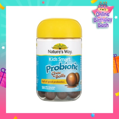 NATURES WAY Kids Smart Probiotic Milk Chocolate Ball 50s