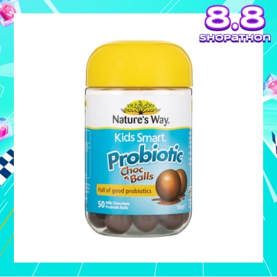 NATURES WAY Kids Smart Probiotic Milk Chocolate Ball 50s