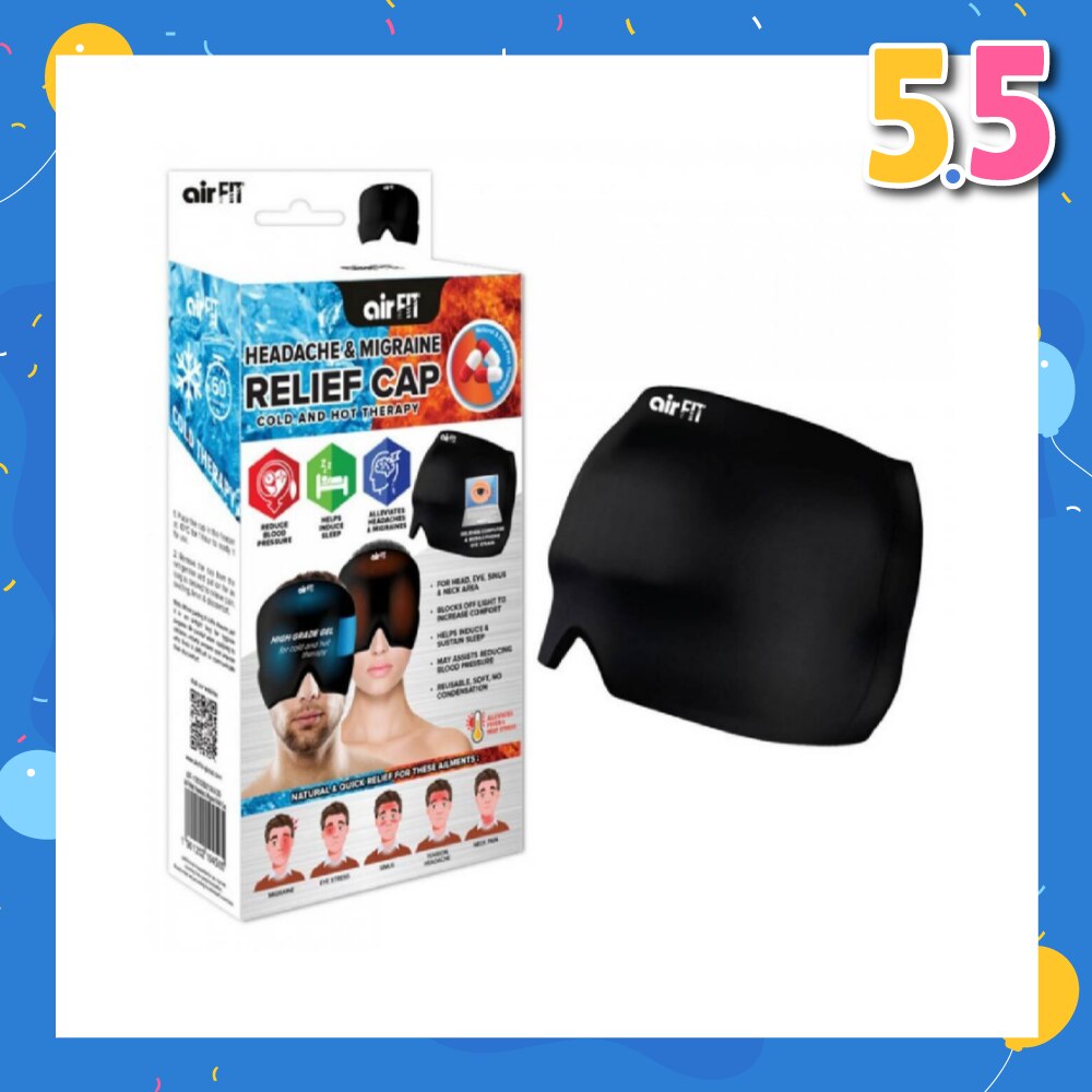 Medi Cold/ Hot Therapy Headache & Migraine Relief Cap 1s