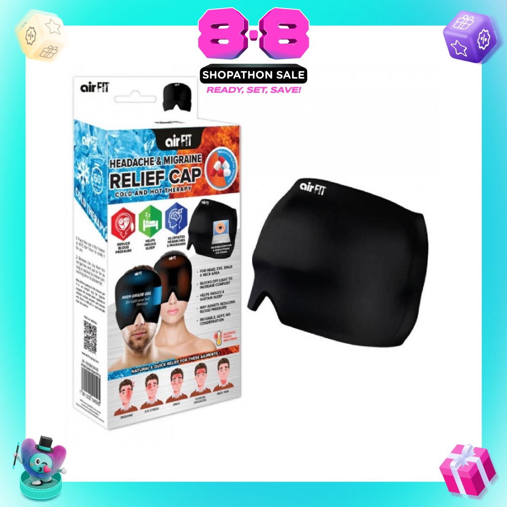Medi Cold/ Hot Therapy Headache & Migraine Relief Cap 1s