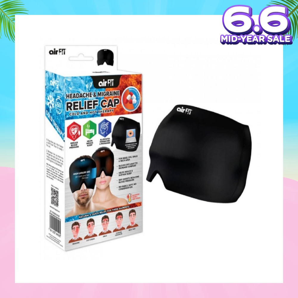 Medi Cold/ Hot Therapy Headache & Migraine Relief Cap 1s