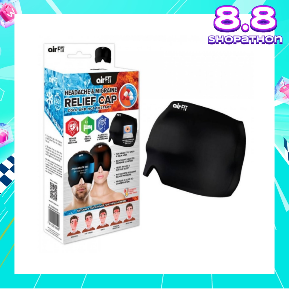 Medi Cold/ Hot Therapy Headache & Migraine Relief Cap 1s