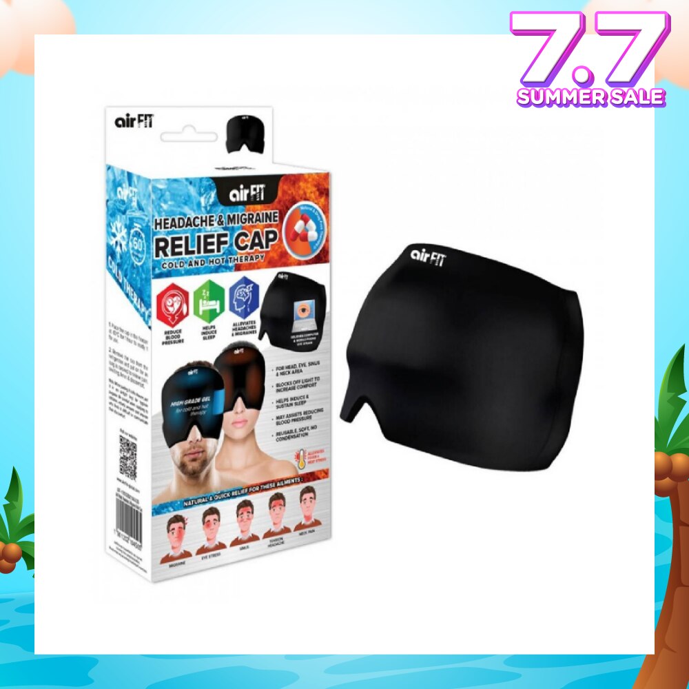 Medi Cold/ Hot Therapy Headache & Migraine Relief Cap 1s