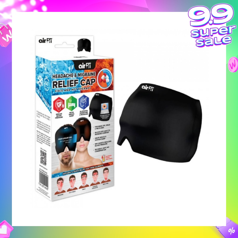 Medi Cold/ Hot Therapy Headache & Migraine Relief Cap 1s