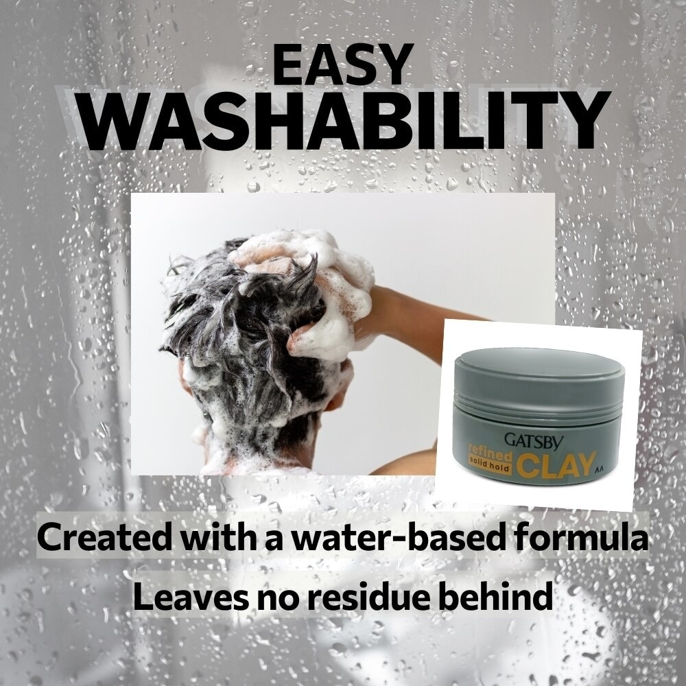 Refined Clay Solid Hold (Easy Washable & Matte Finish) 70g