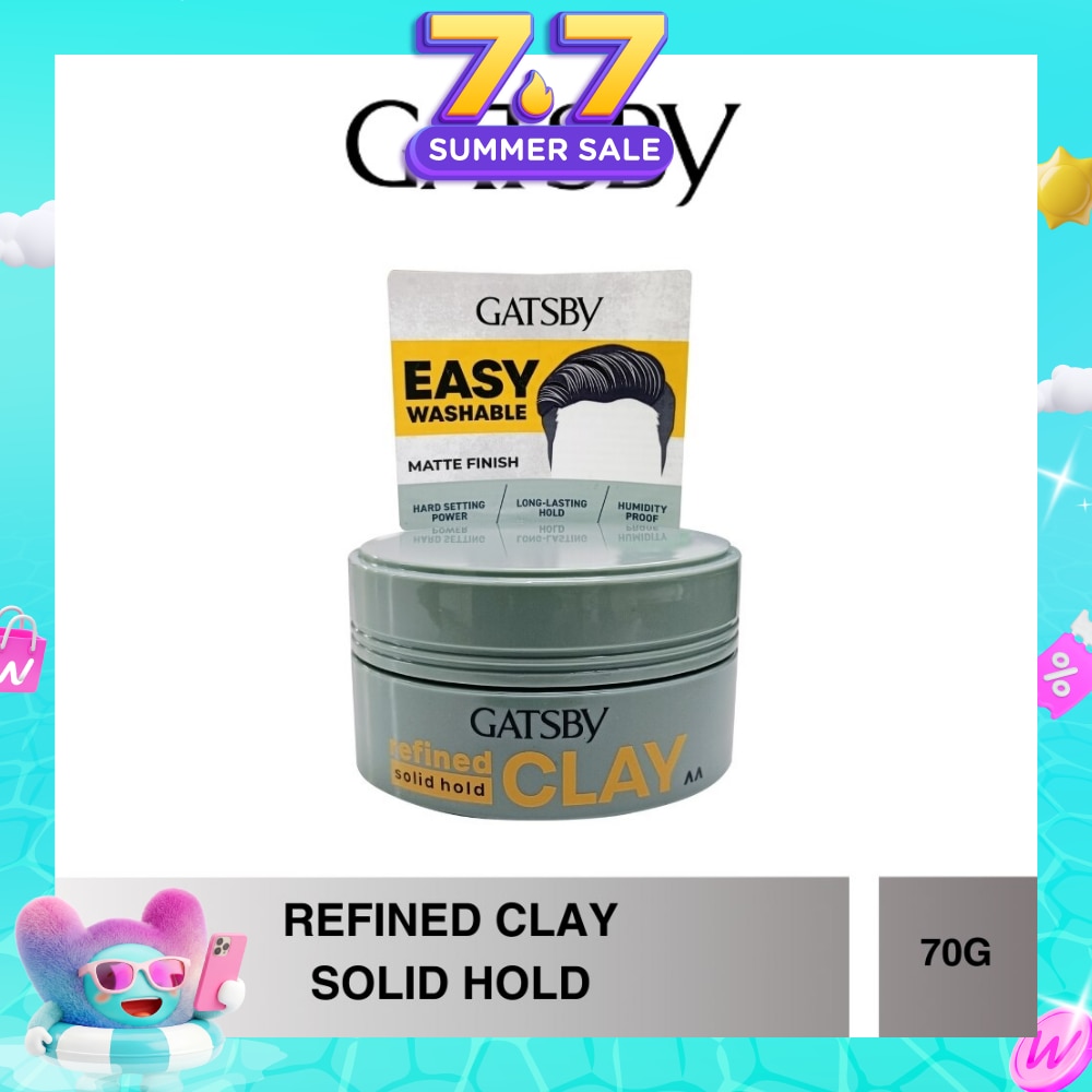 Refined Clay Solid Hold (Easy Washable & Matte Finish) 70g