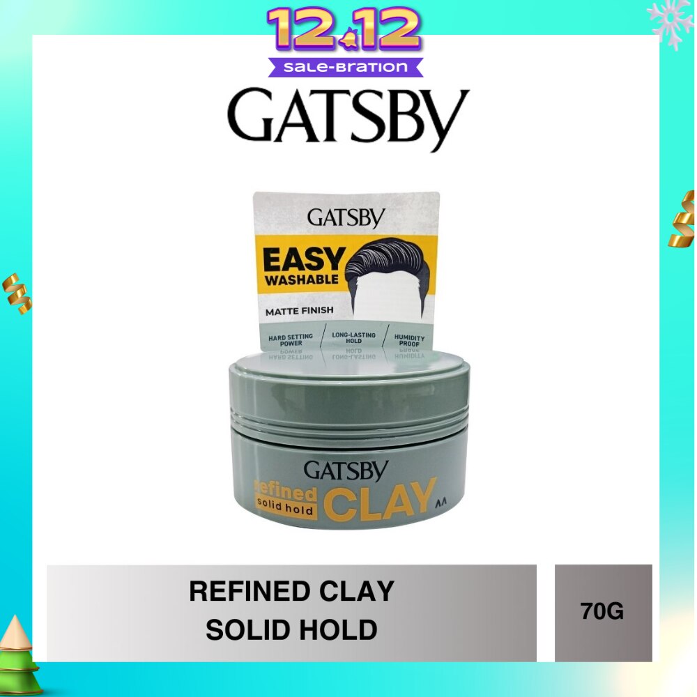 Refined Clay Solid Hold (Easy Washable & Matte Finish) 70g