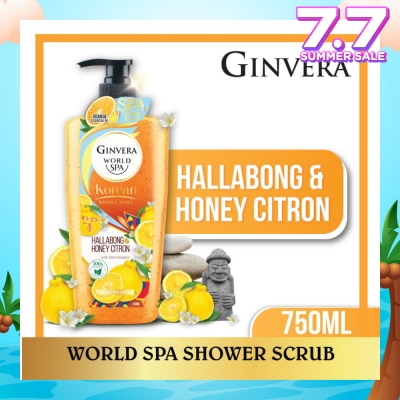 GINVERA World Spa Shower Scrub Hallabong & Honey Citron 750ml